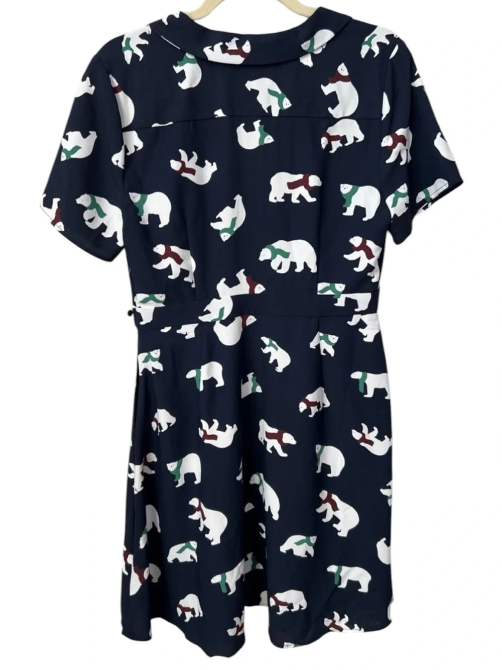 ModCloth Short Sleeve Polar Bear Dress Size 8